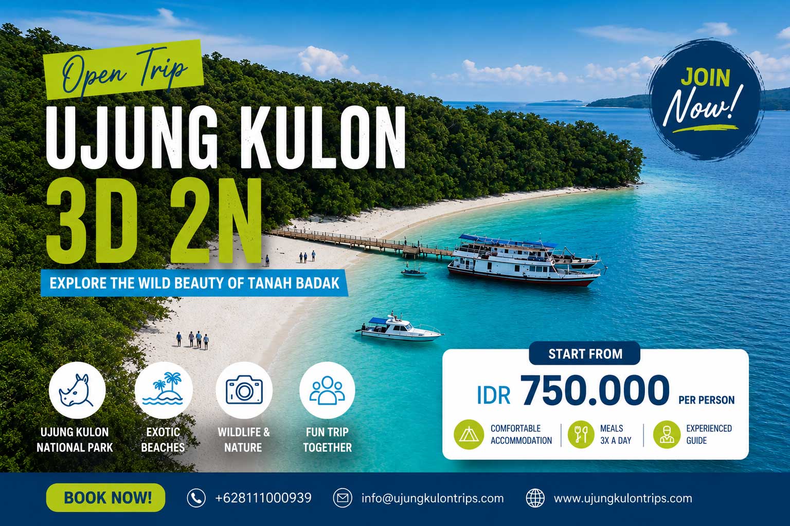 Open Trip Peucang Island Ujung Kulon National Park