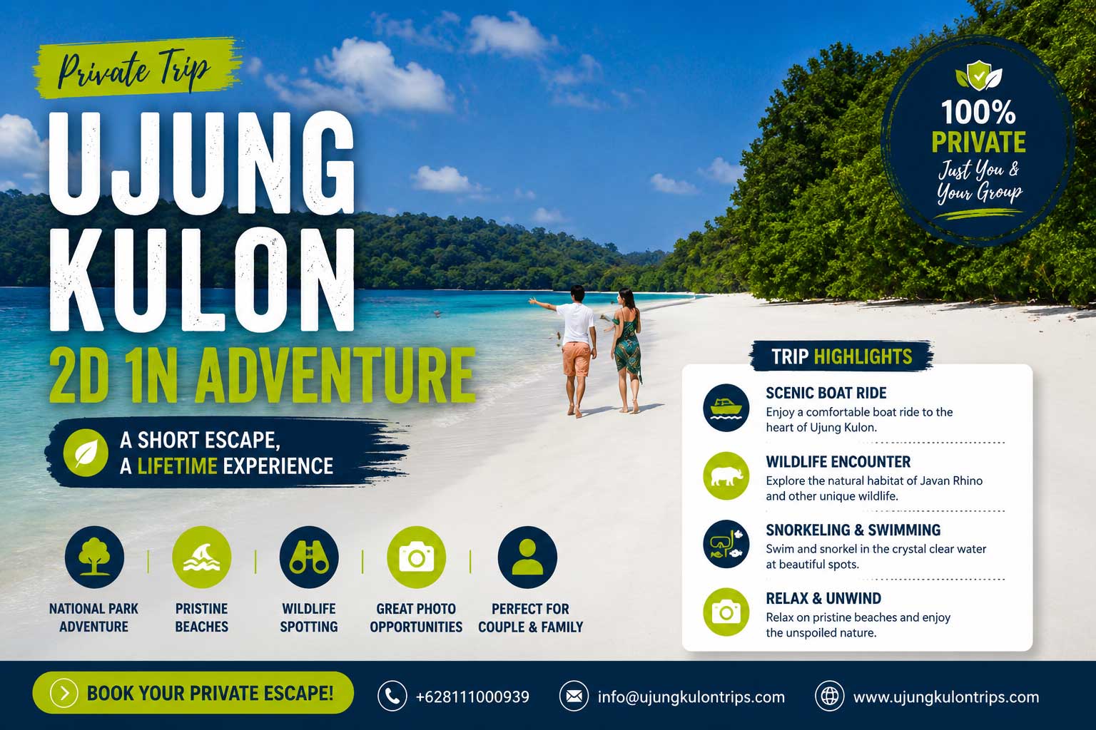 Ujung Kulon Trip 2 Days 1 Night
